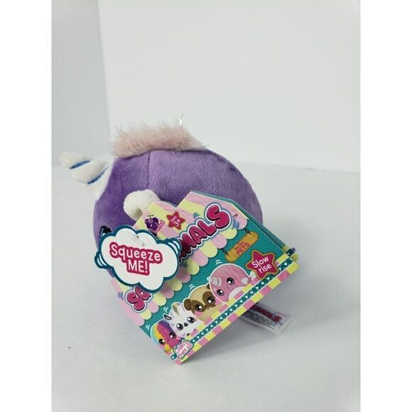 Squeezamals Kate the Unicorn 3.5" Super-Squishy Foam Stuffed Animal - Picture 3 of 5